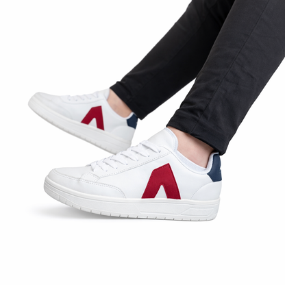 Tênis Casual Masculino VELLOR Branco | Elegância e Conforto Diário