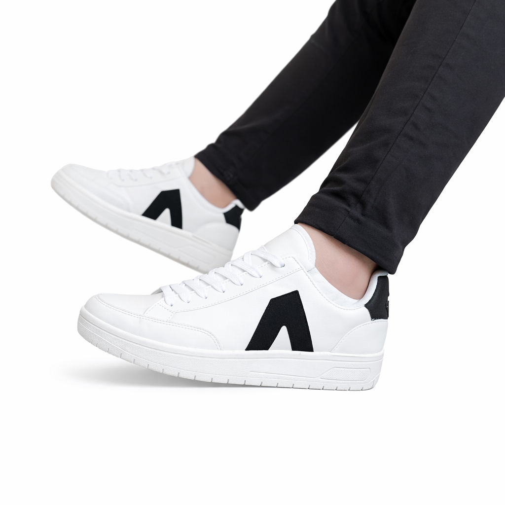 Tênis Casual Masculino VELLOR Branco | Elegância e Conforto Diário