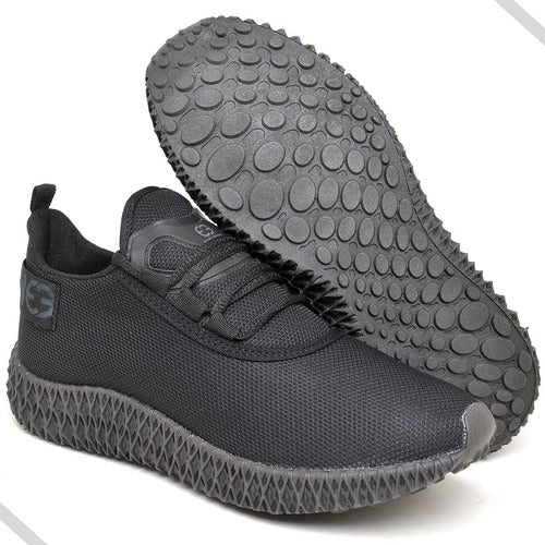 Kit 3 Tênis De Corrida Confortavel Shoes Leve Fast + Meia