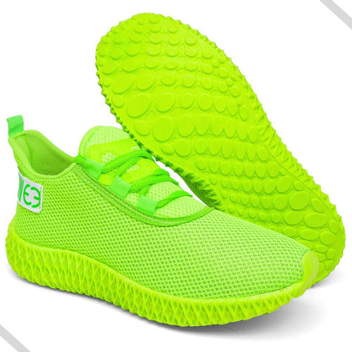 Kit 3 Tênis De Corrida Confortavel Shoes Leve Fast + Meia